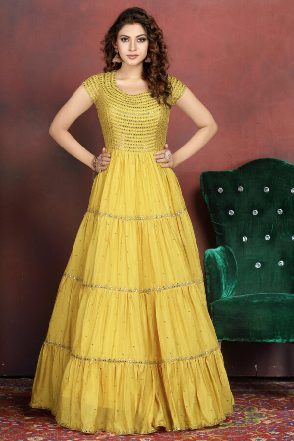 Mustard Color Gown